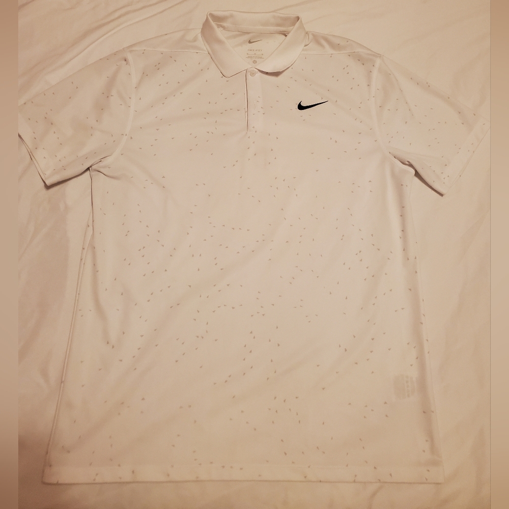 Nike Men's White Polo Shirt